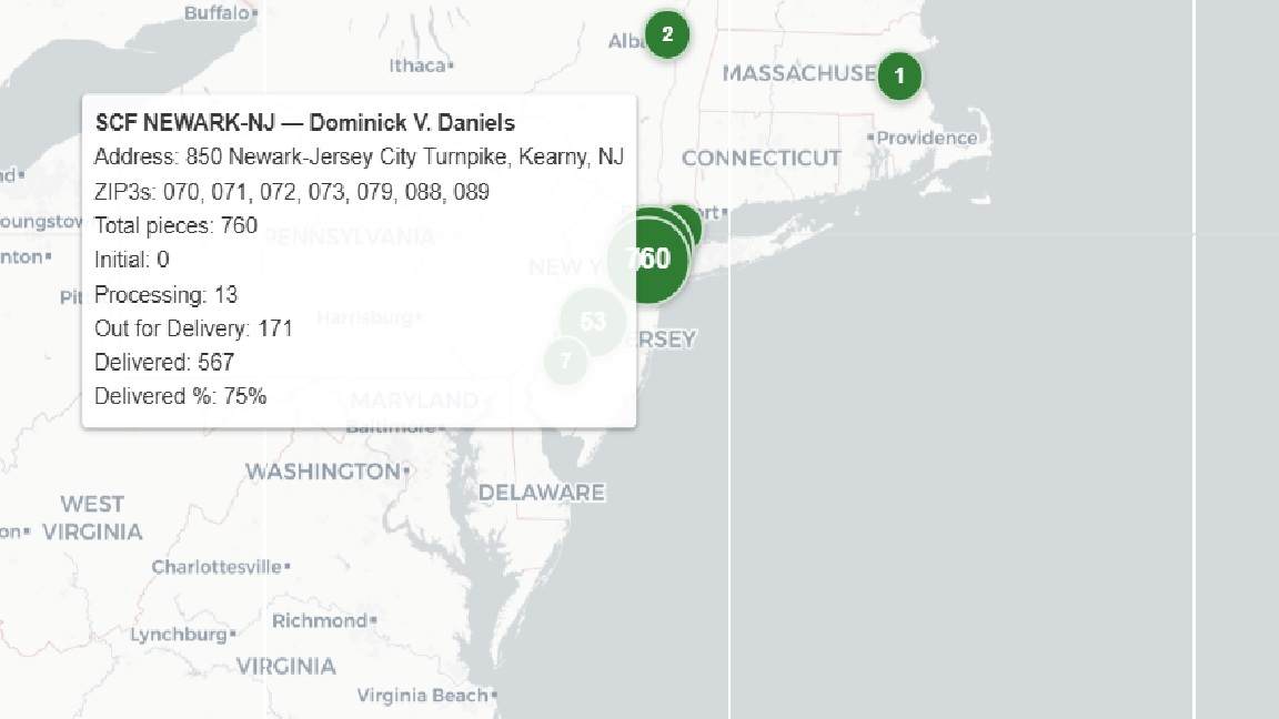 Geographic and ZIP-level delivery insights